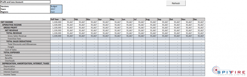 Excel Application View Data Input